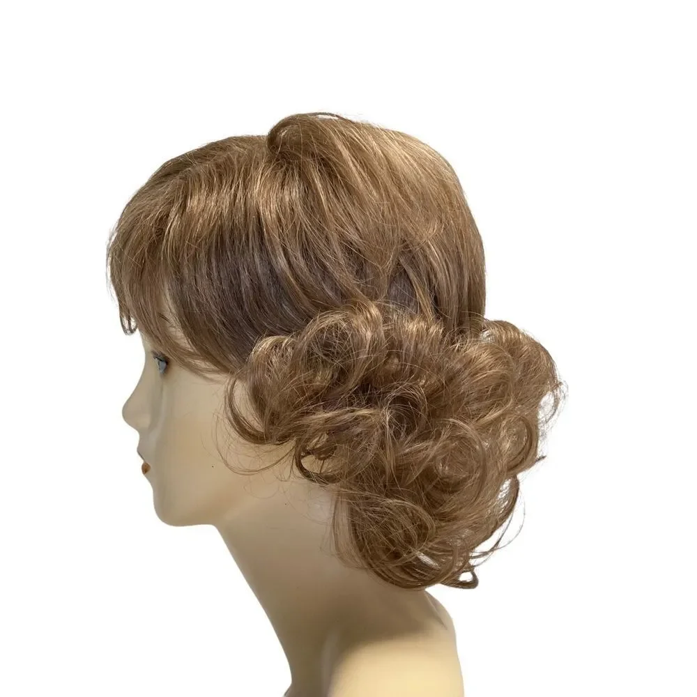 Synthetic brown wig curly New Without Tags‎